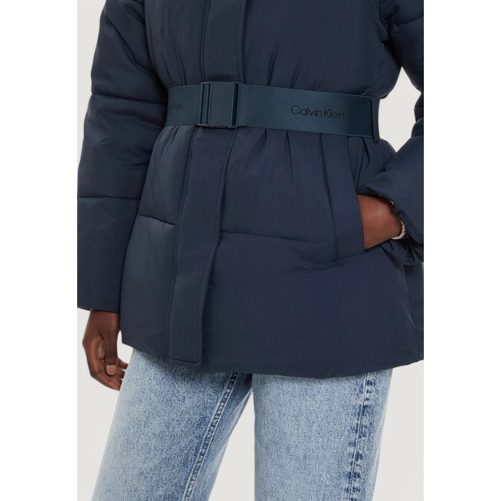 Calvin Klein Jeans Blå Nylon Jakker & Frakker til Dame