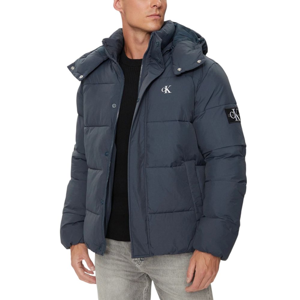 Calvin Klein Jeans Blå Polyamid Jakke til Mænd