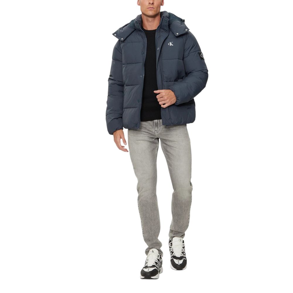 Calvin Klein Jeans Blå Polyamid Jakke til Mænd