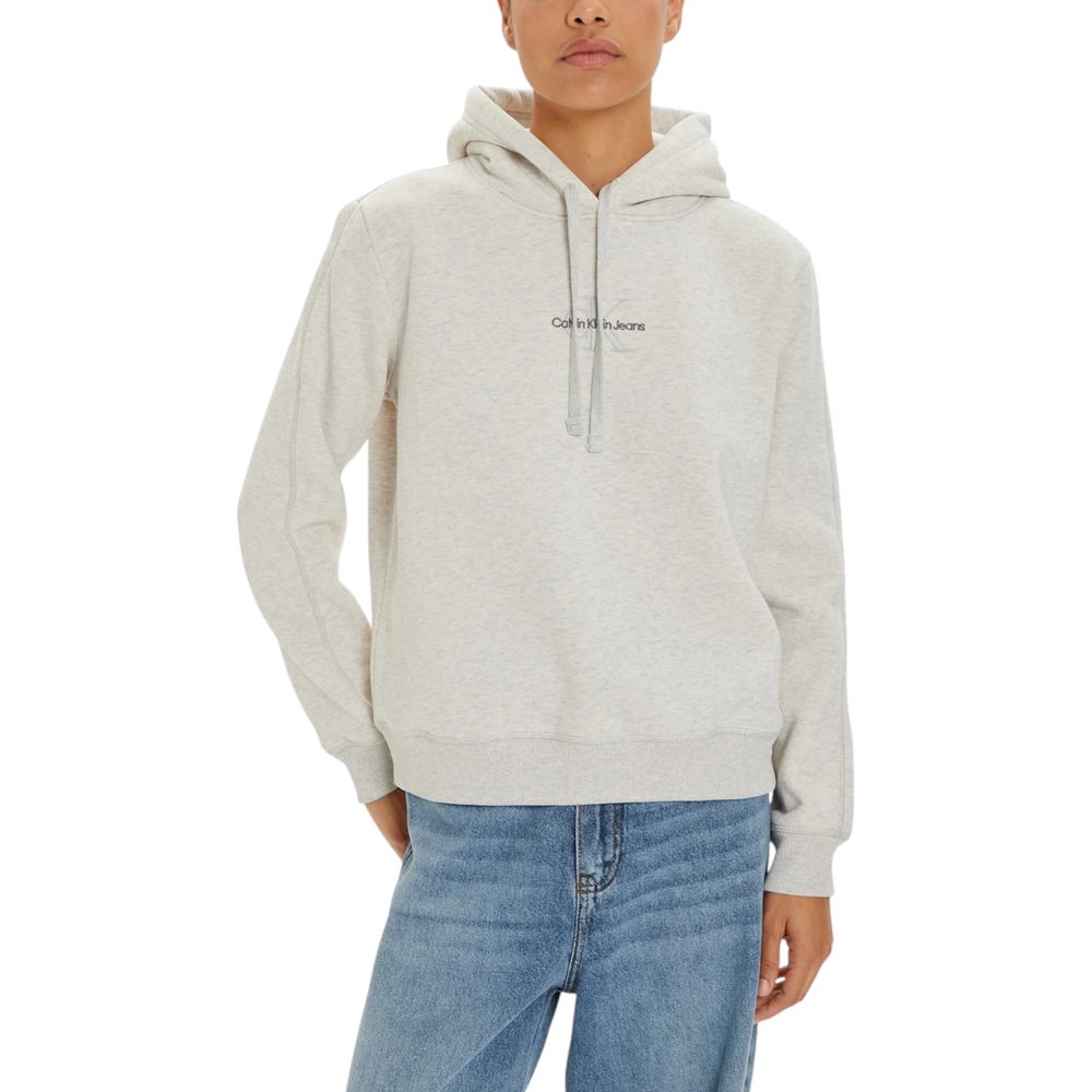 Calvin Klein Jeans Grå Cotton Sweater til Kvinder
