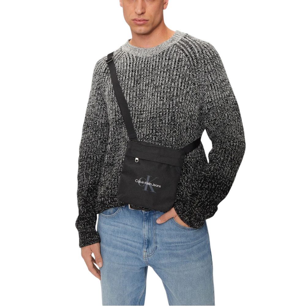 Calvin Klein Jeans Sort Genanvendt Polyester Messenger Bag