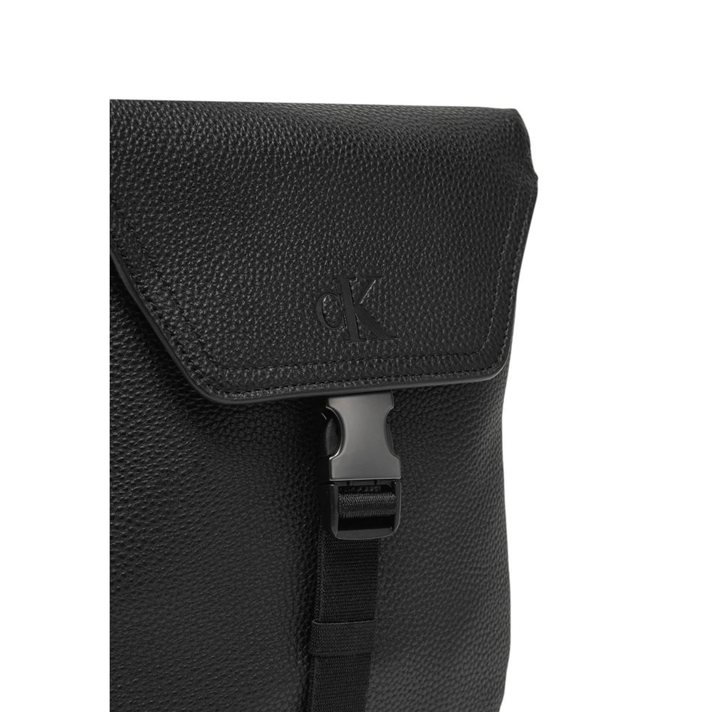 Calvin Klein Sort Polyurethan Messenger Bag