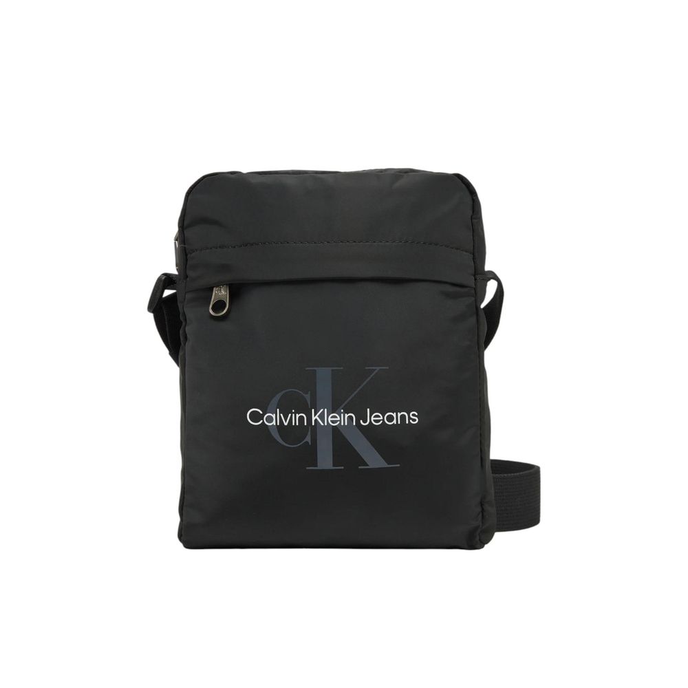 Calvin Klein Jeans Sort Genbrugs Polyester Messenger Bag