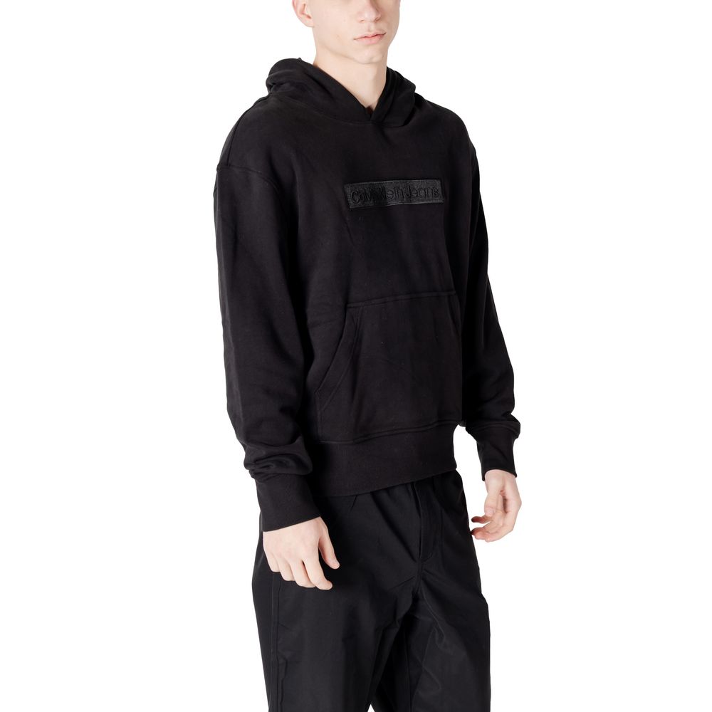 Calvin Klein Jeans Sort Bomuld Sweatshirt til Mænd