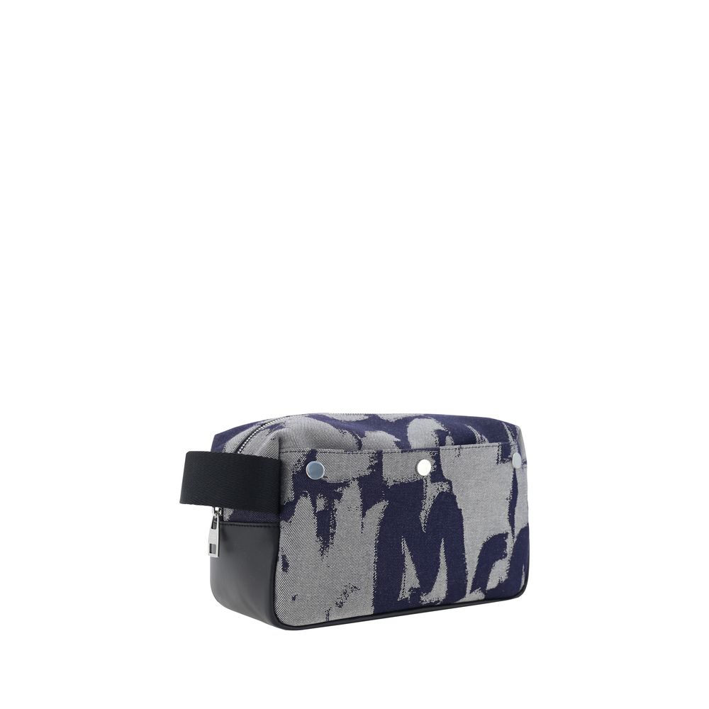 Alexander McQueen Graffiti Cotton Beauty Case