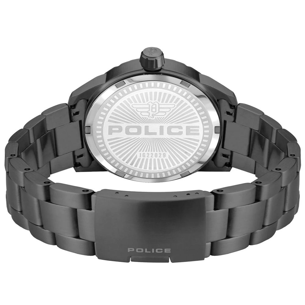 Police Black Stainless Steel Watch - Elegant & Robust