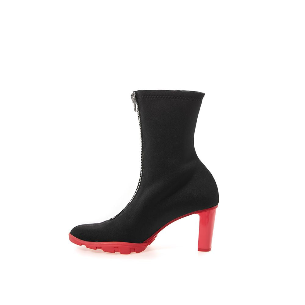 Alexander McQueen Sorte Neopren Støvler