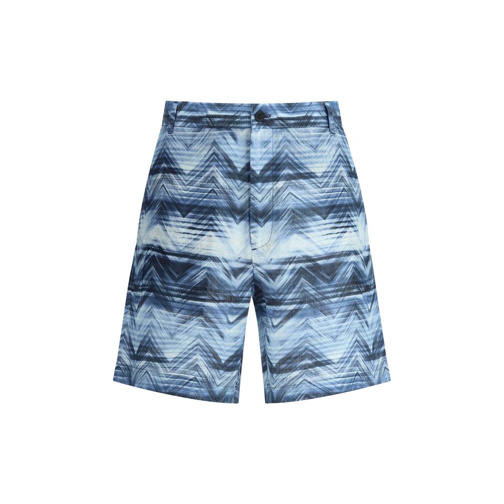 Missoni Zigzag Mønster Shorts - Sommerstil