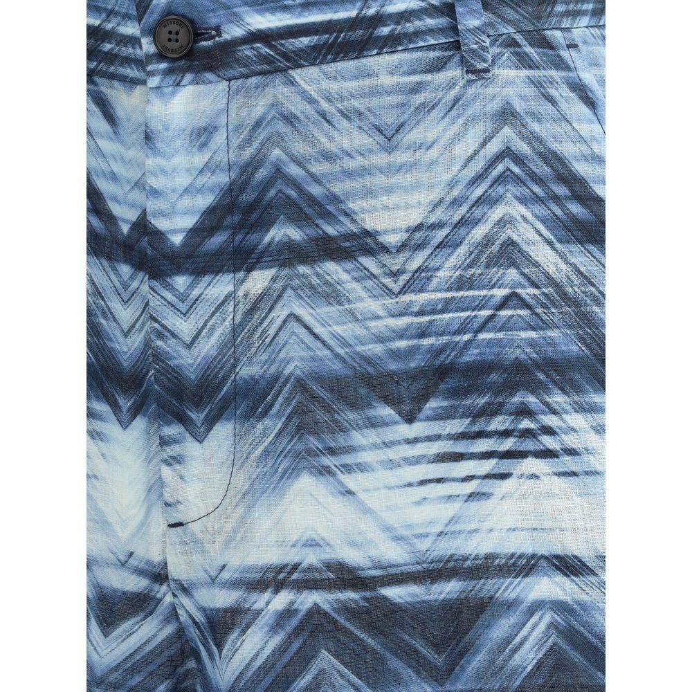 Missoni Zigzag Mønster Shorts - Sommerstil