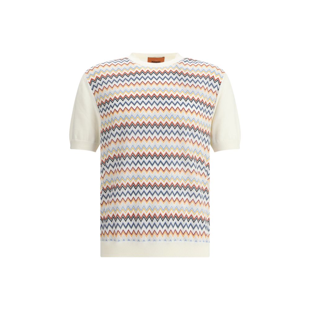 Missoni ZigZag Mønster Strik T-Shirt