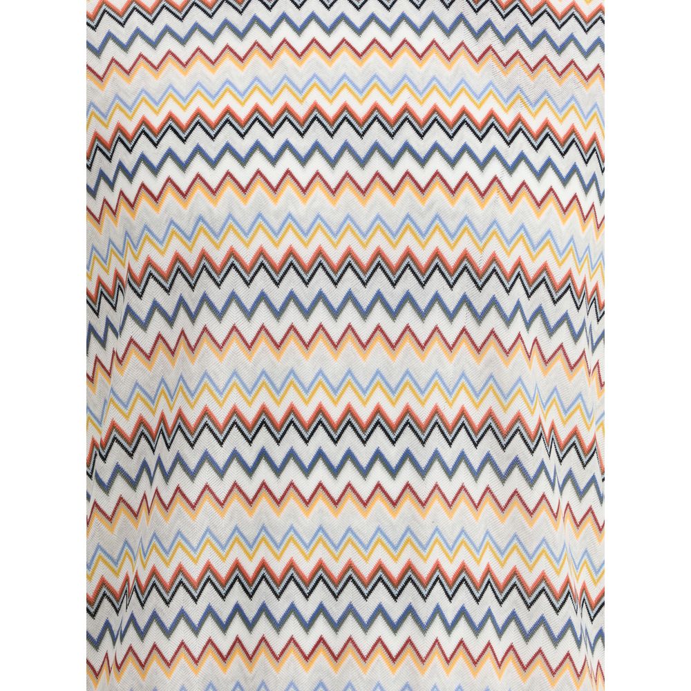 Missoni ZigZag Mønster Strik T-Shirt