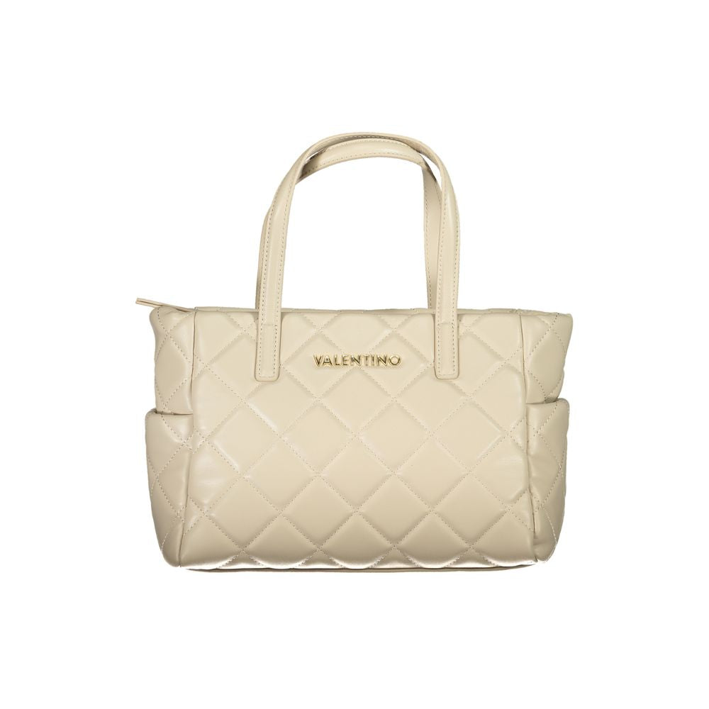 Valentino Bags Beige Håndtaske i Polyethylene