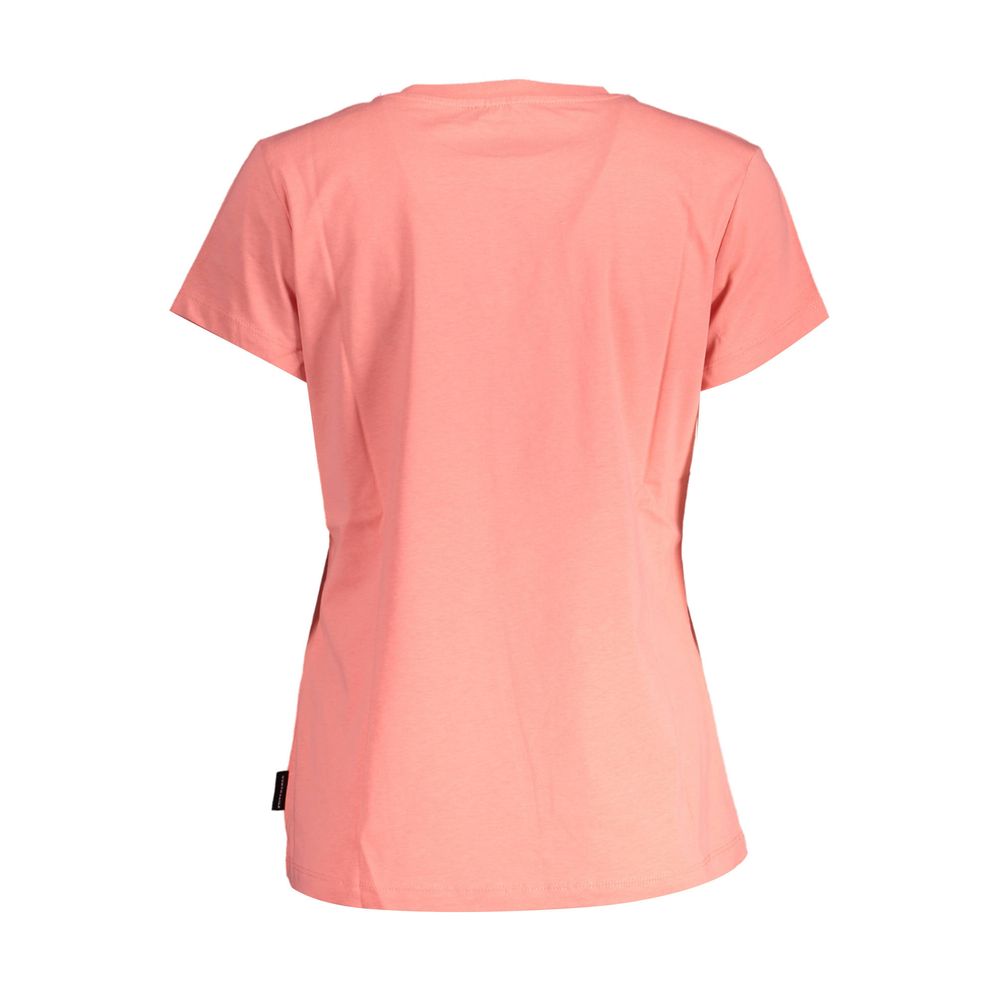 North Sails Pink Cotton T-Shirt til Damer