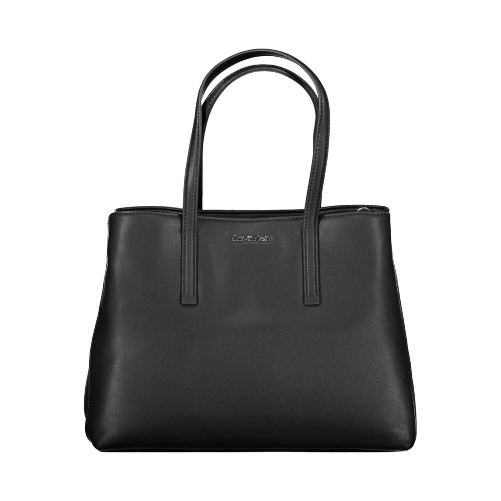 Calvin Klein Sort Håndtaske i Genanvendt Polyester