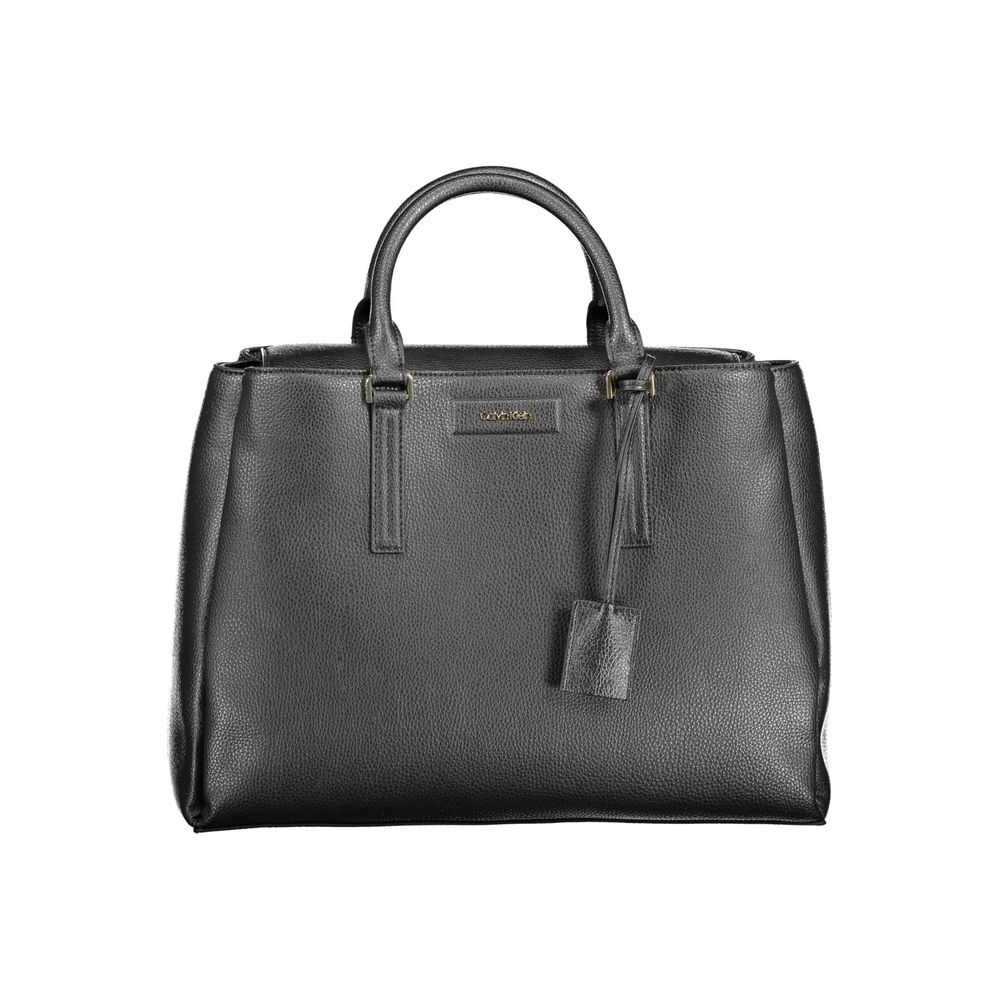 Calvin Klein Black Håndtaske i Genanvendt Polyester