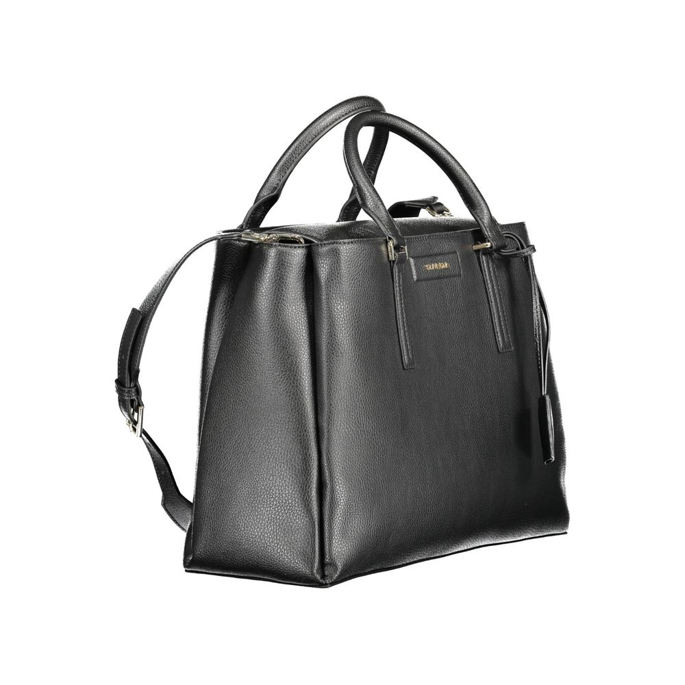 Calvin Klein Black Håndtaske i Genanvendt Polyester