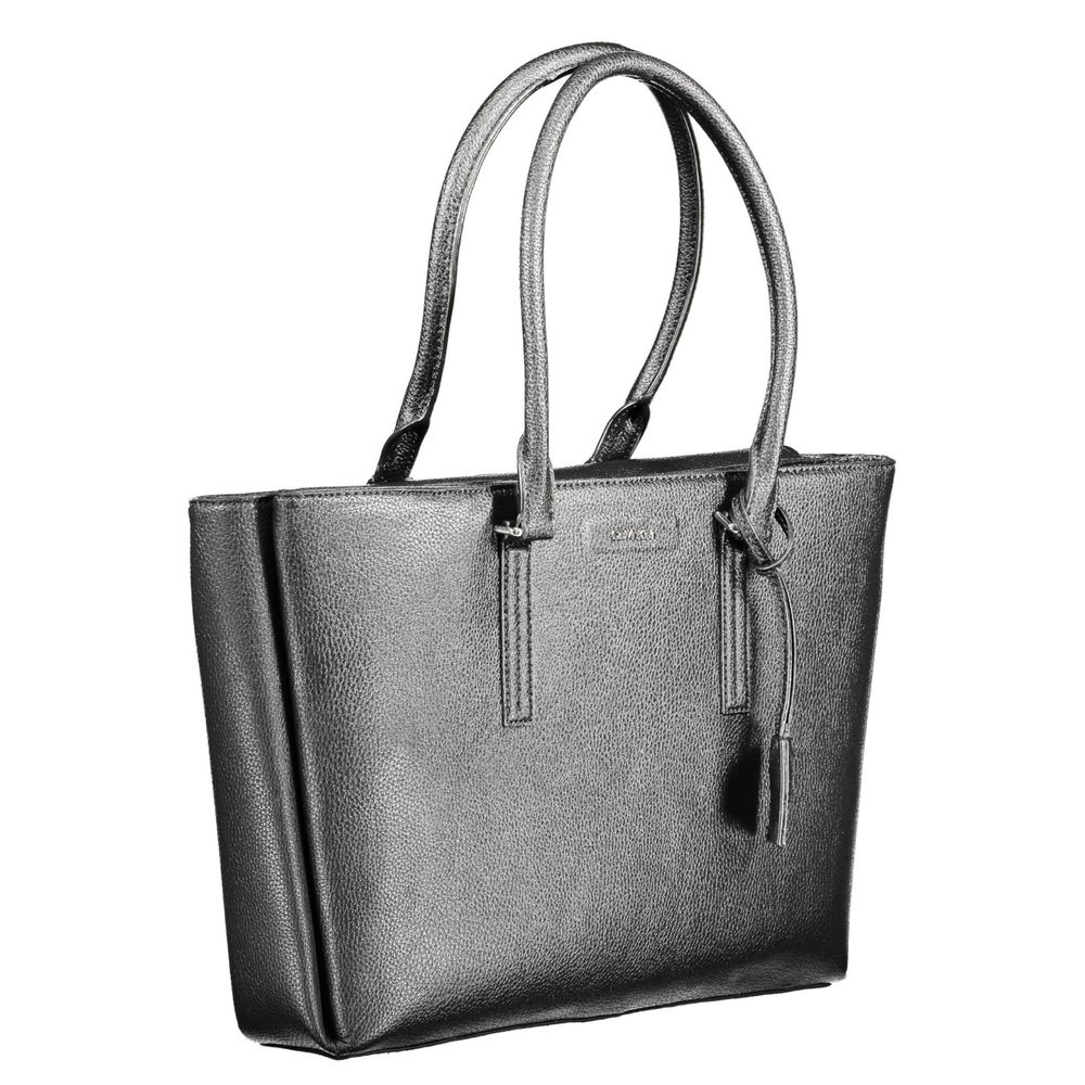 Calvin Klein Sort Håndtaske i Polyethylen