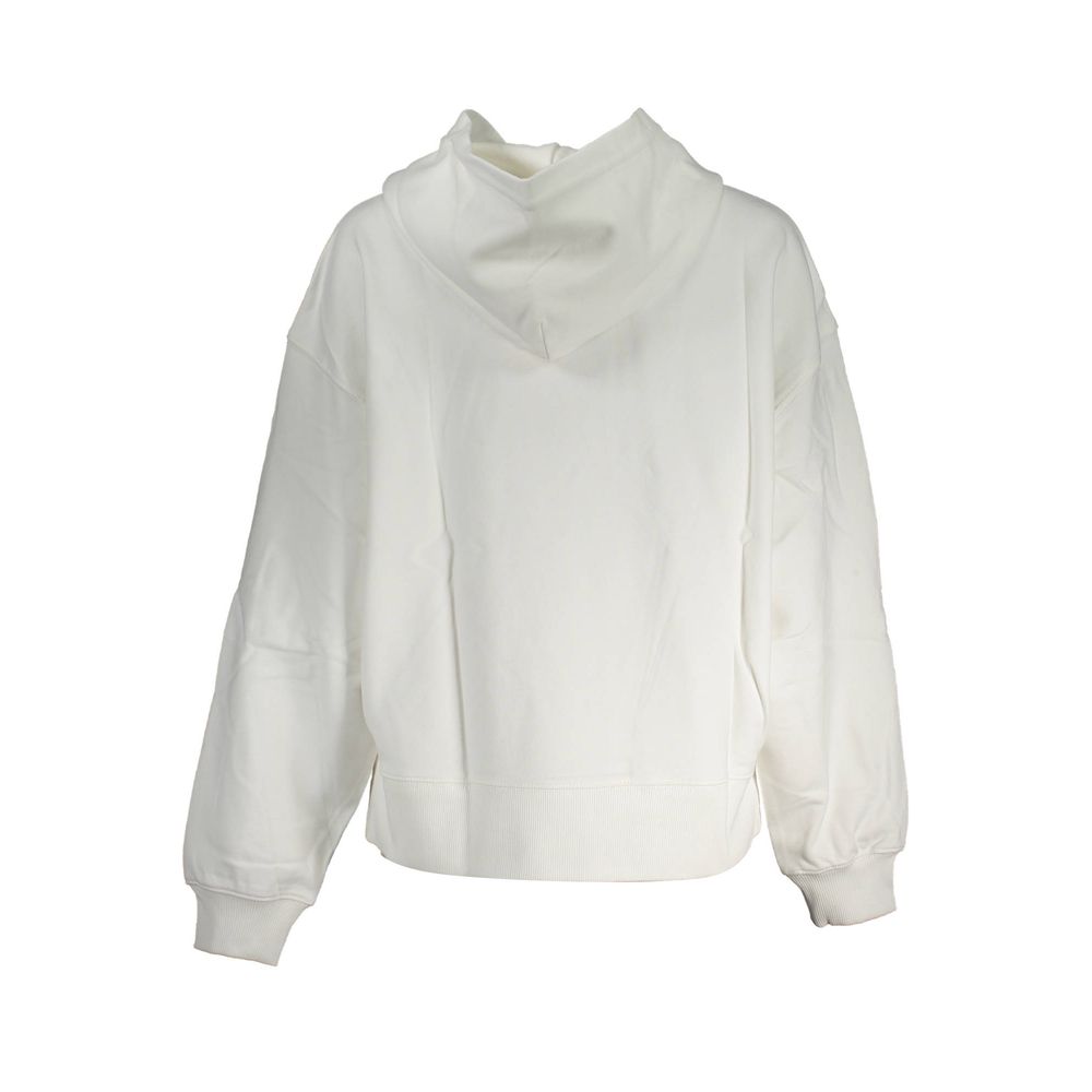 Calvin Klein Hvid Bomulds Sweatshirt til Kvinder
