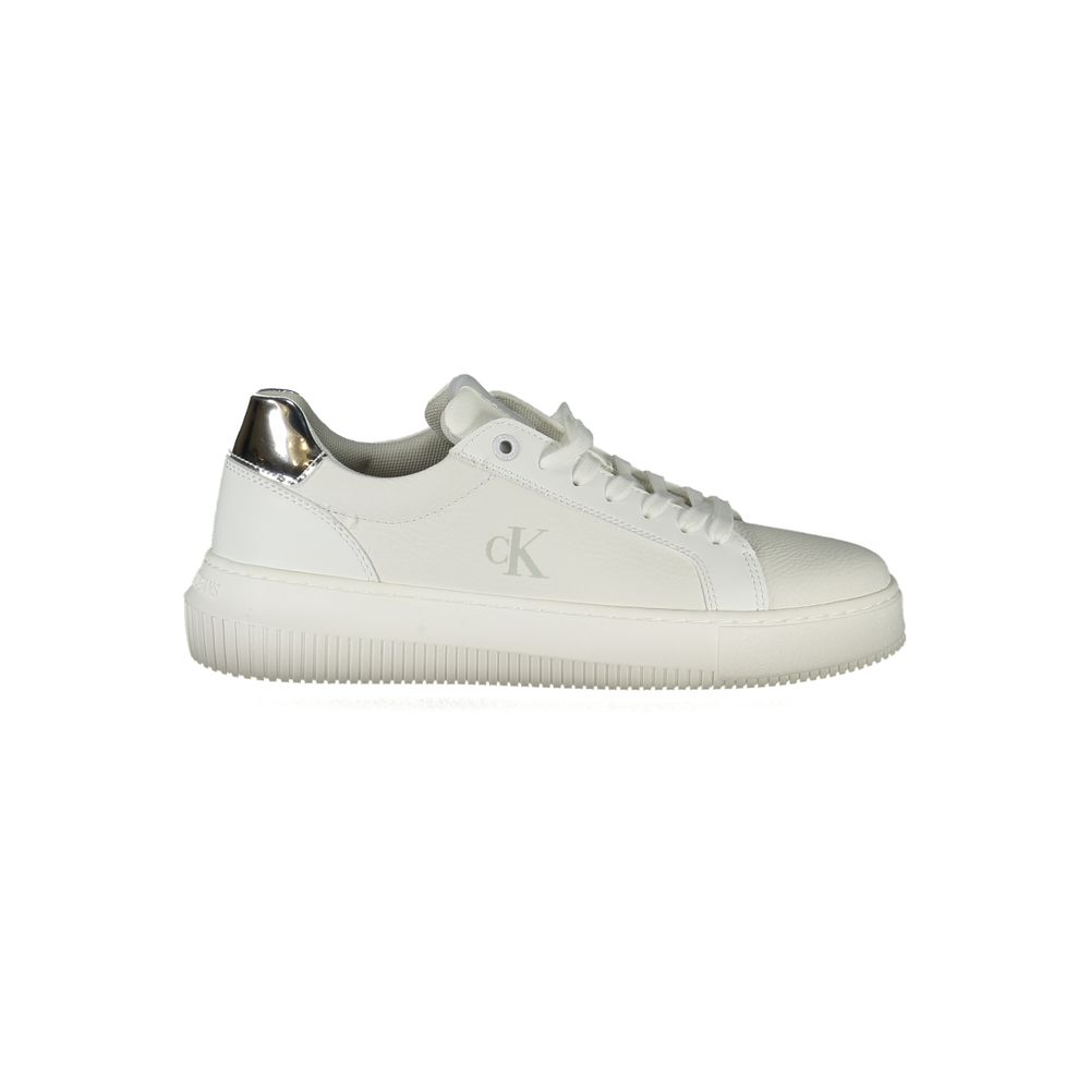 Calvin Klein Hvid Polyethylene Sneakers til Kvinder