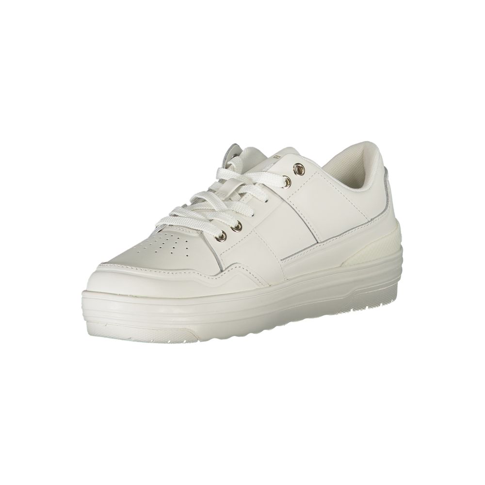 Tommy Hilfiger Hvide Læder Sneakers til Kvinder