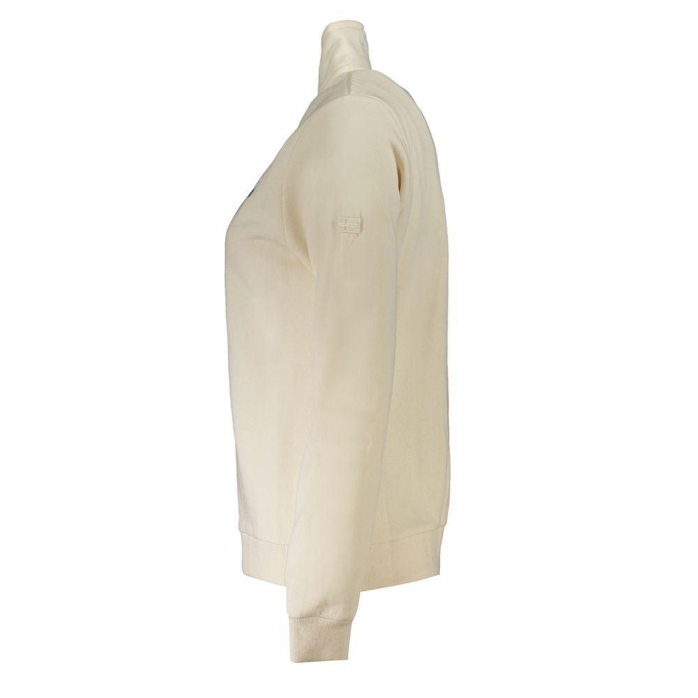 Norway 1963 Beige Cotton Sweater til Kvinder
