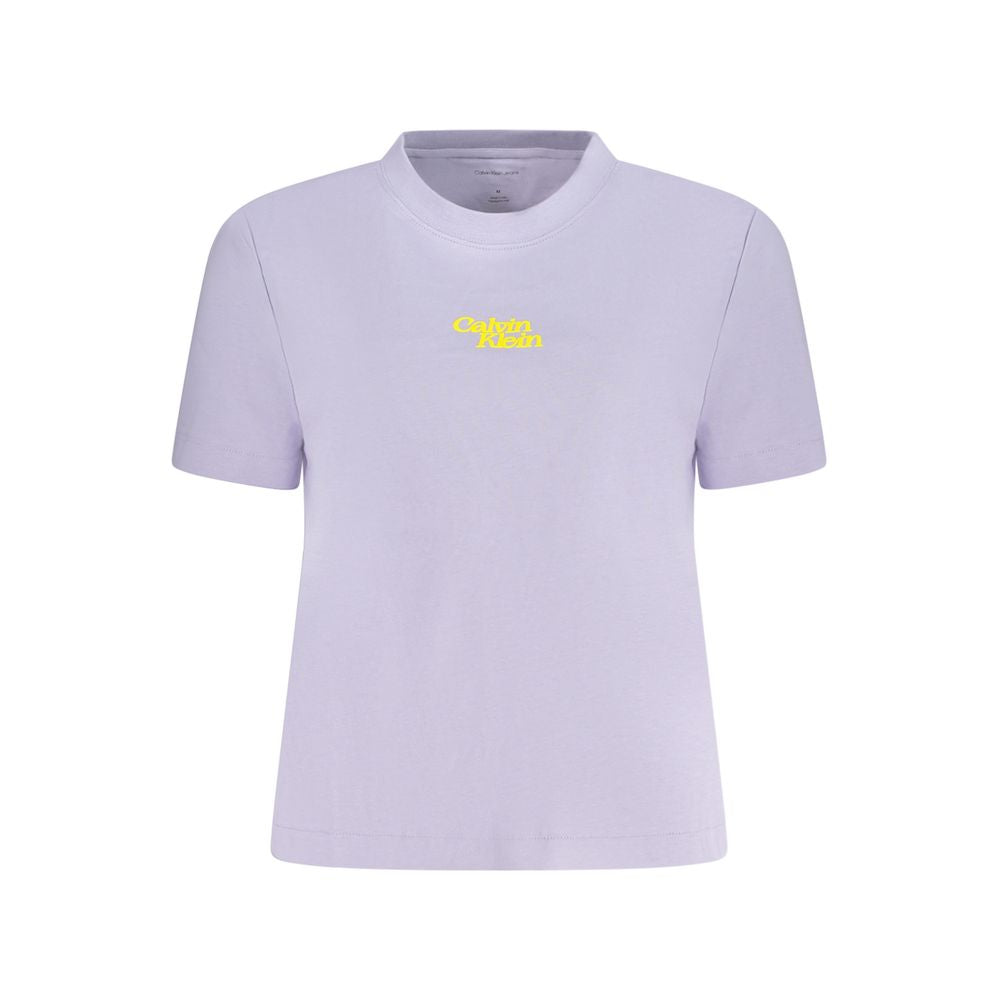 Calvin Klein Lilla Bomulds Toppe & T-Shirt til kvinder