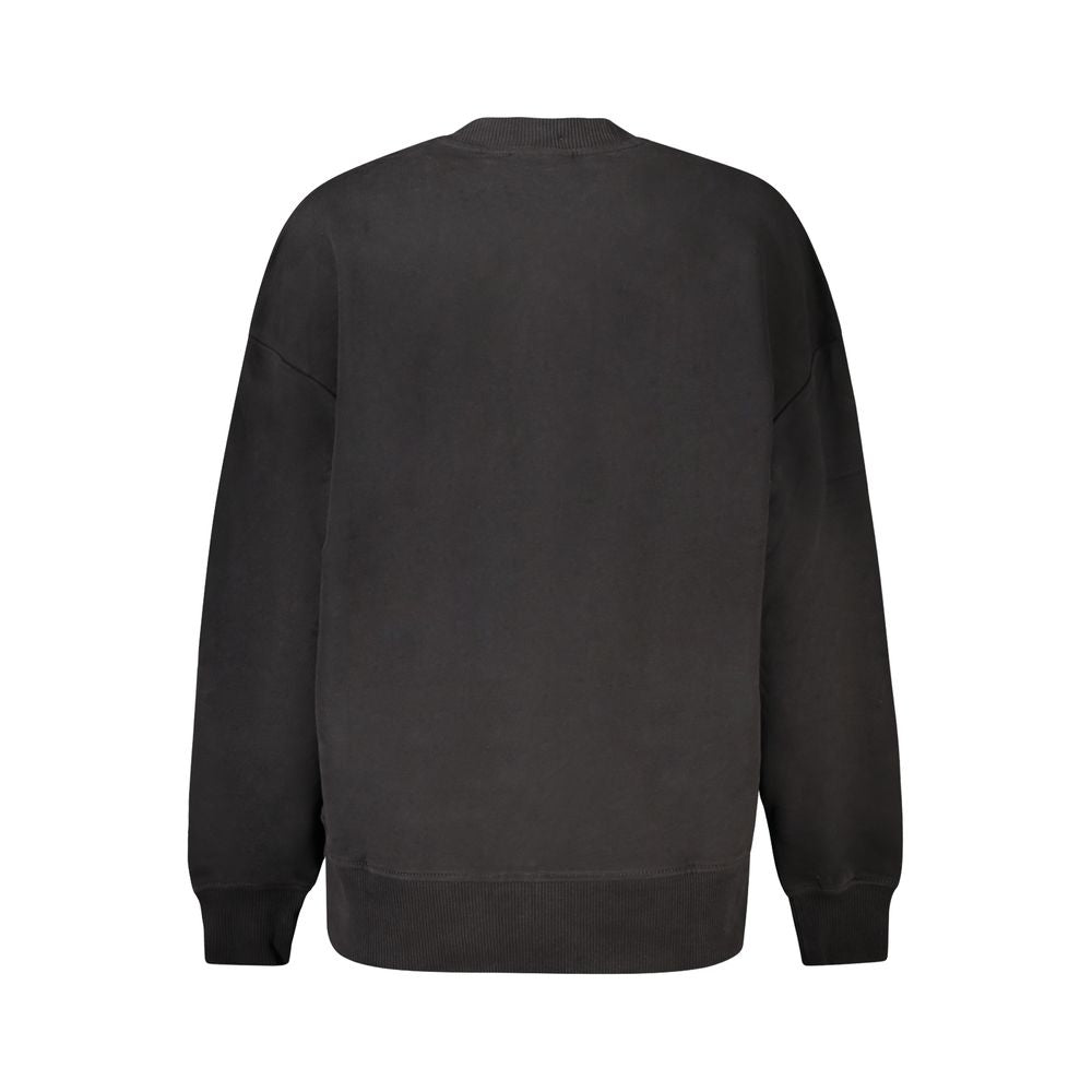 Calvin Klein Sort Kvinde Sweatshirt i 100% Økologisk Bomuld
