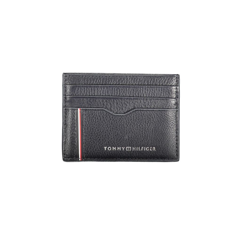 Tommy Hilfiger Blå Læder Mænds Pung