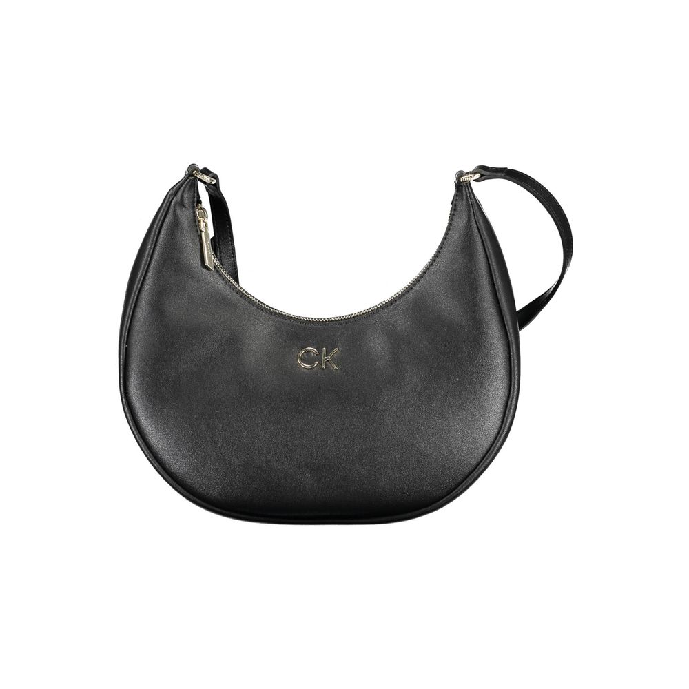 Calvin Klein Black Håndtaske i Genanvendt Polyester