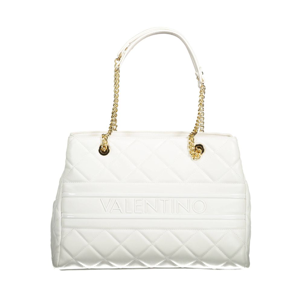 Valentino Bags Håndtaske i Hvid Polyethylen