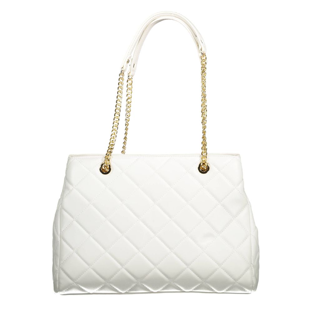 Valentino Bags Håndtaske i Hvid Polyethylen