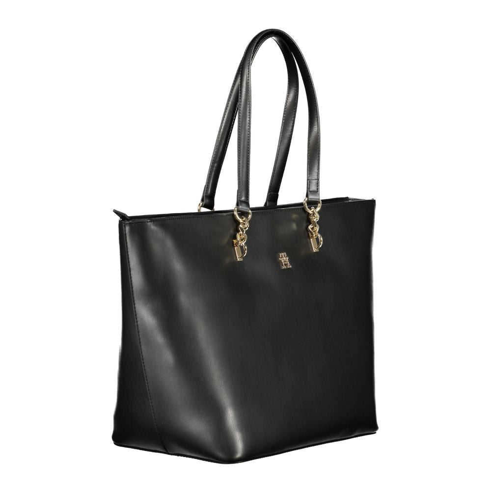 Tommy Hilfiger Sort Polyethylene Håndtaske