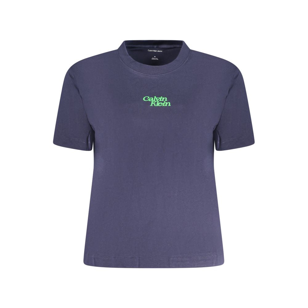 Calvin Klein Blå T-Shirt til kvinder