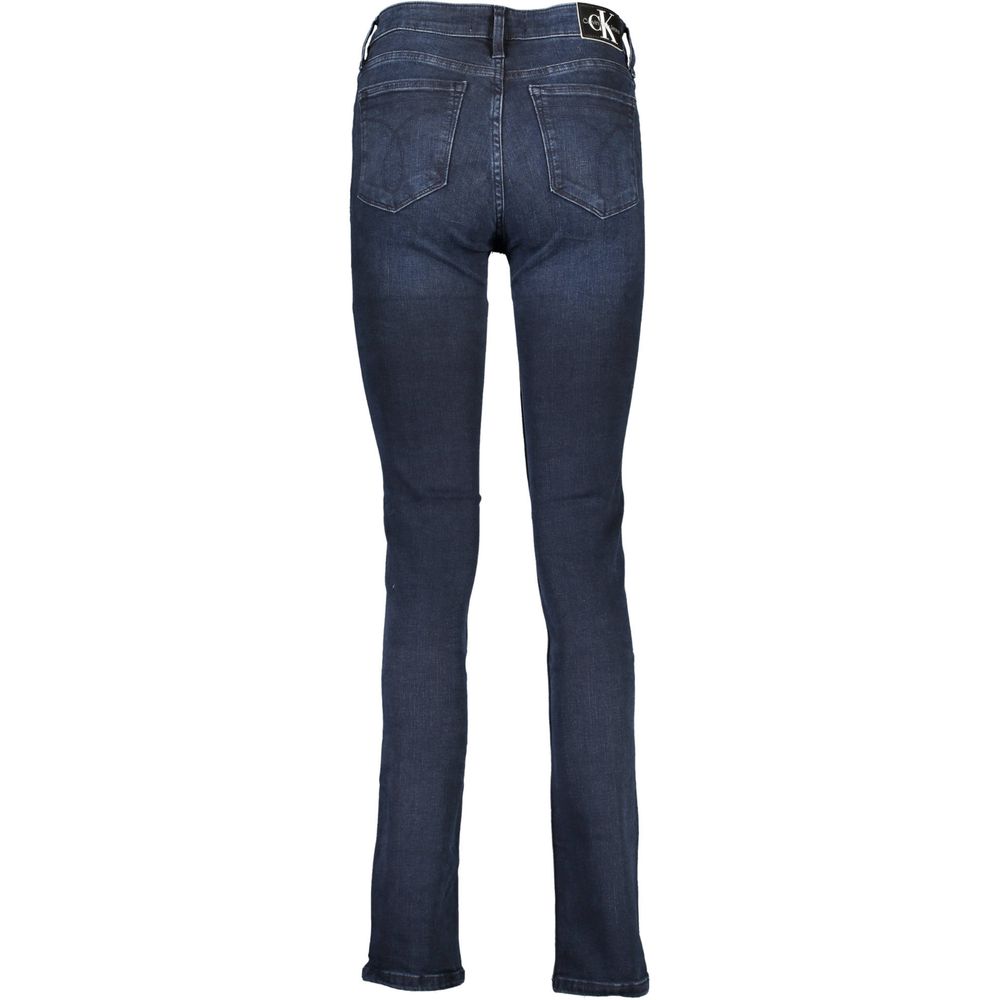 Calvin Klein Slim Jeans i Blå - 20% Genanvendt Bomuld