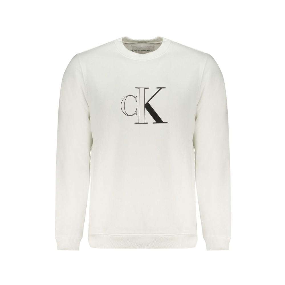 Calvin Klein Hvid Cotton Sweater til Mænd