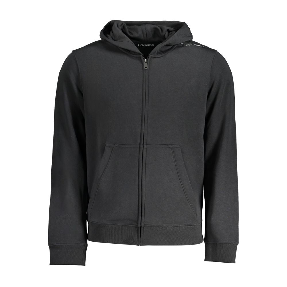 Calvin Klein Sort Polyester Hoodie til Mænd
