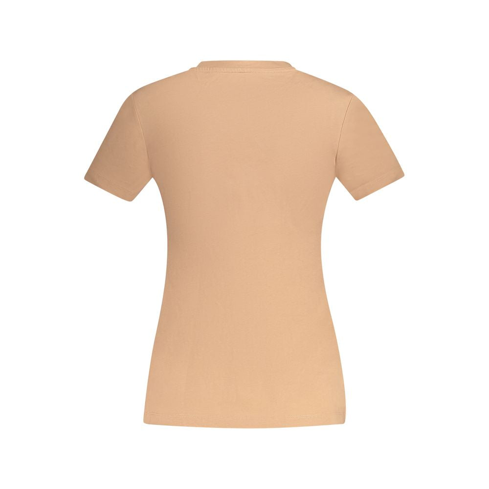 Calvin Klein Pink Cotton T-Shirt til Kvinder