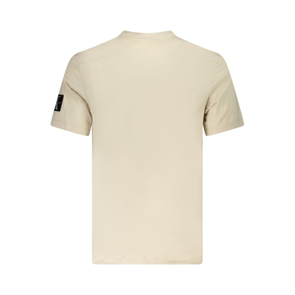 Calvin Klein Beige Cotton T-shirt til Mænd