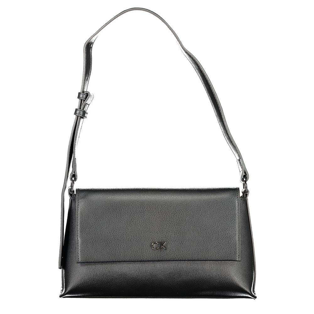 Calvin Klein Black Polyester Håndtaske