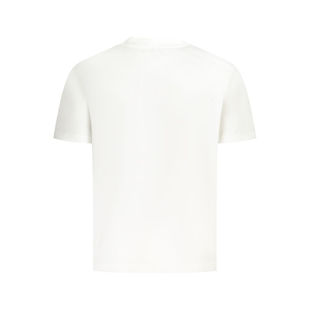 Calvin Klein Hvid T-shirt i Genanvendt Bomuld