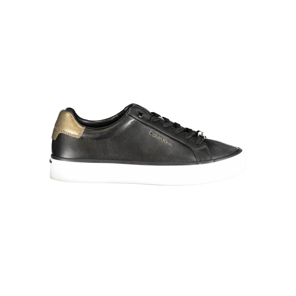 Calvin Klein Black Polyester Sneakers til Herre