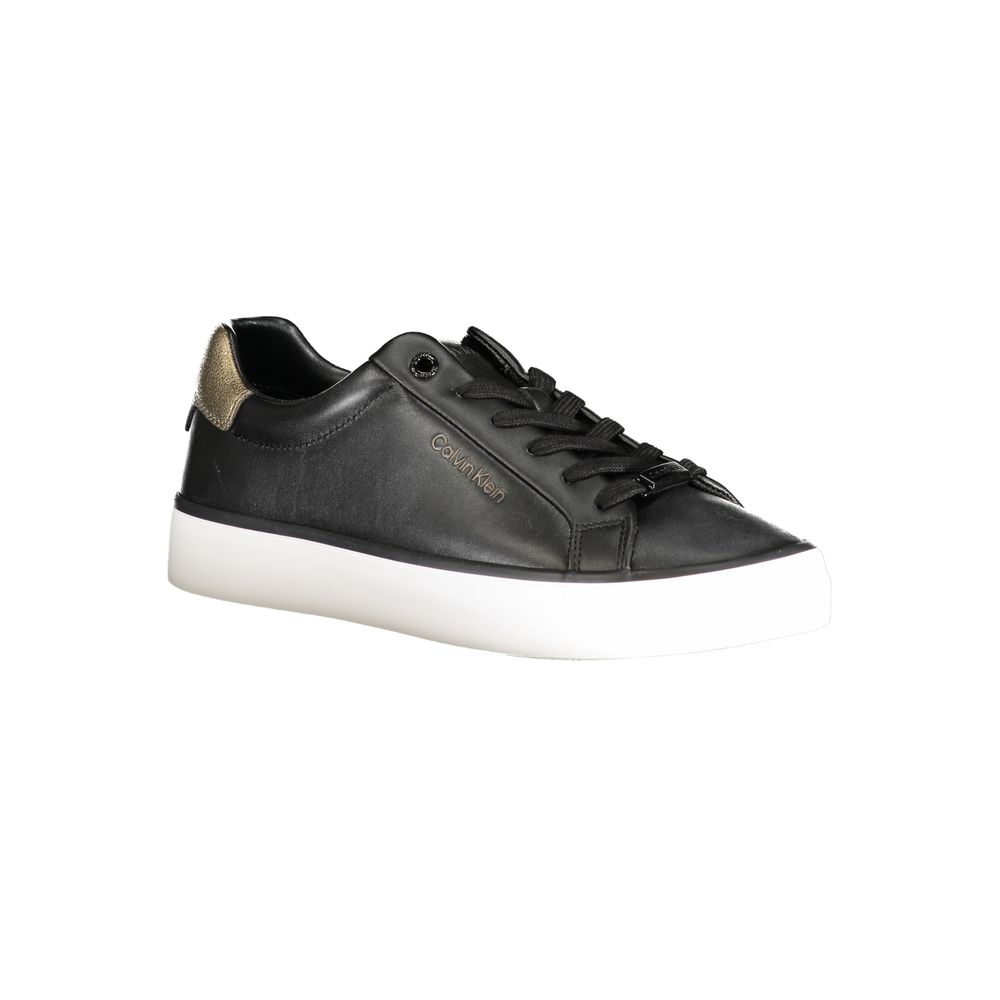 Calvin Klein Black Polyester Sneakers til Herre