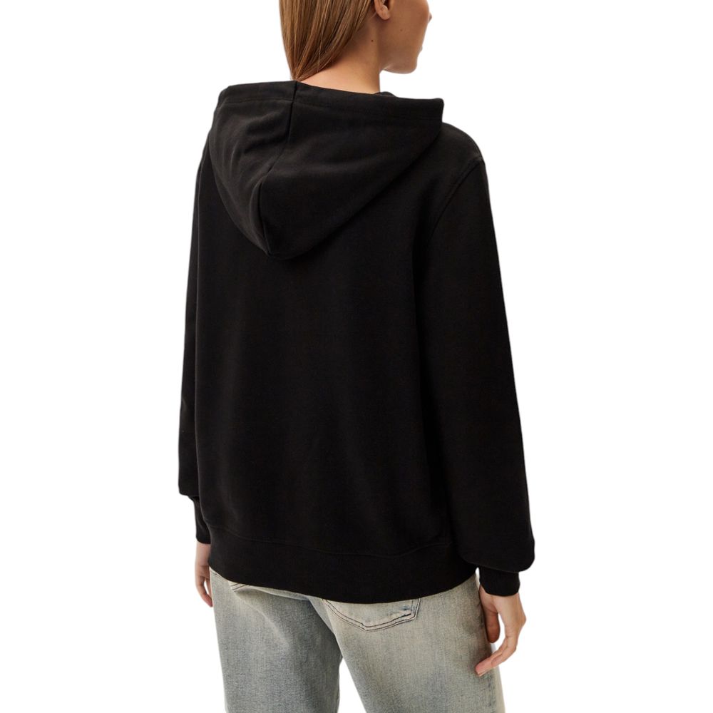 Calvin Klein Jeans Sort Genanvendt Bomuld Sweatshirt