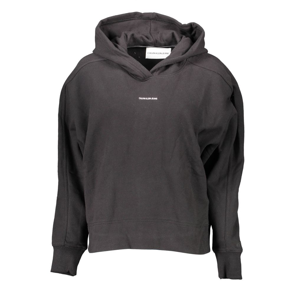 Calvin Klein Sort Økologisk Bomulds Sweatshirt