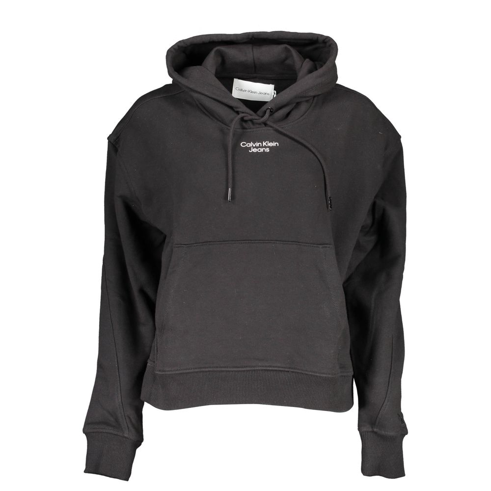 Calvin Klein Sort Sweatshirt med Hætte til Mænd