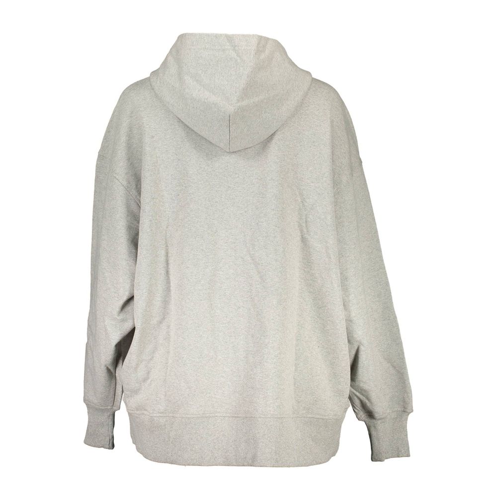 Calvin Klein Grå Sweatshirt i 100% Genanvendt Bomuld
