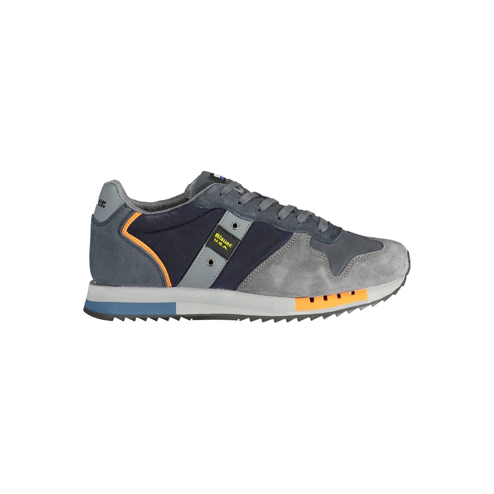 Blauer Blå Polyester Sneakers til Mænd