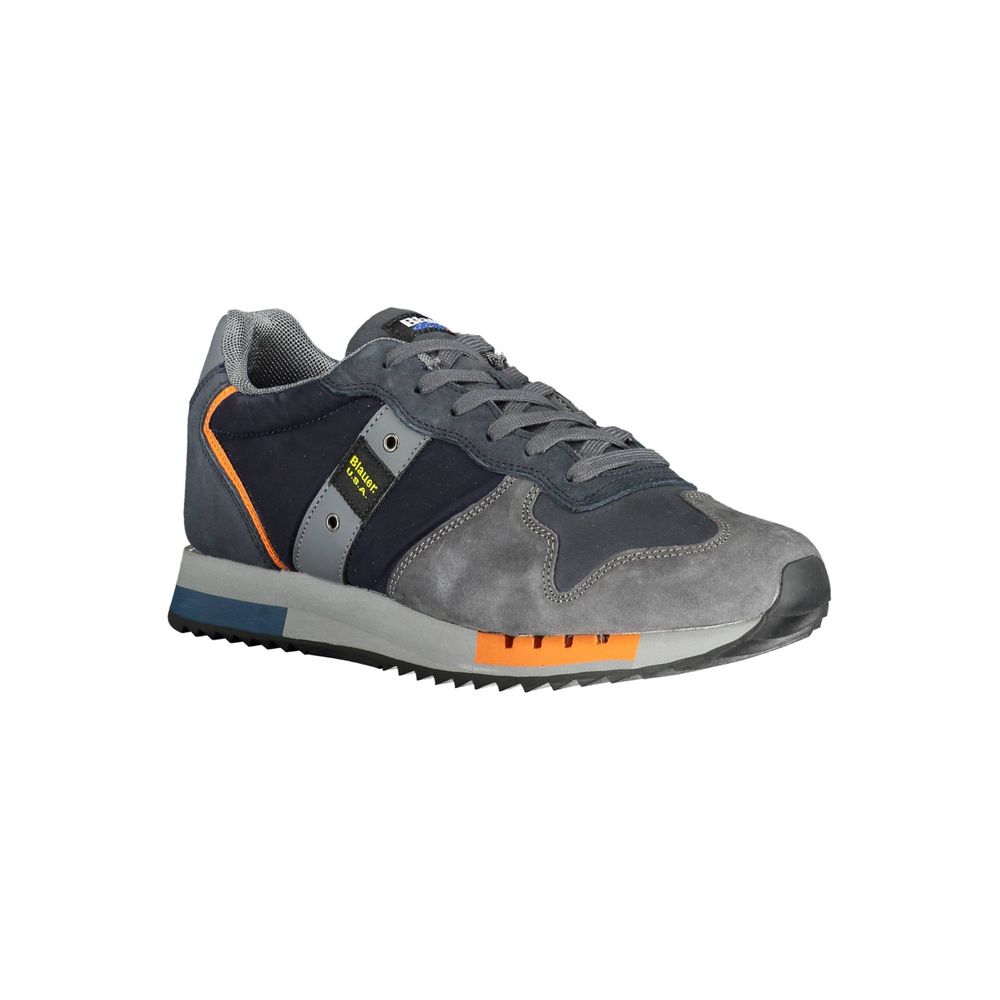 Blauer Blå Polyester Sneakers til Mænd