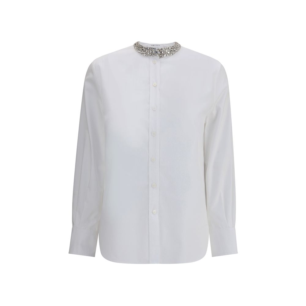 Alexander McQueen Skjorte med Pyntet Krave