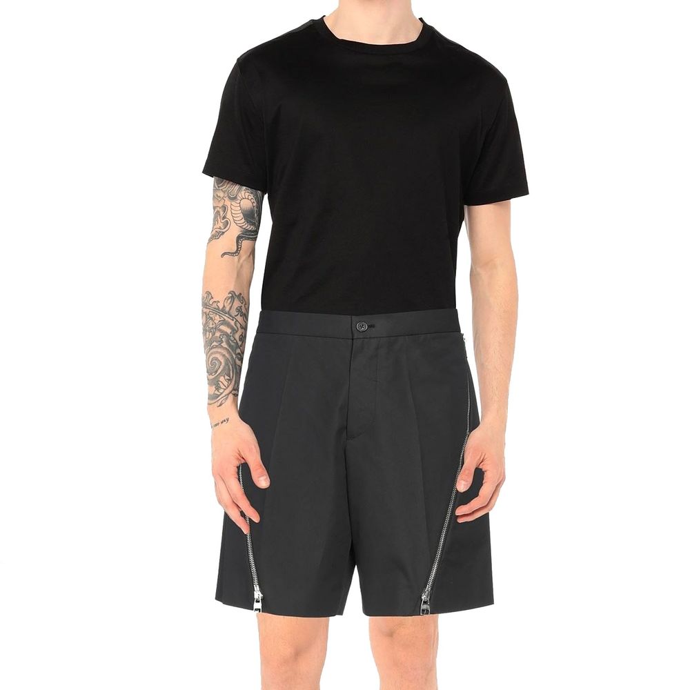 Alexander McQueen Herre Cotton Bermuda Shorts